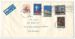 New Zealand 1983 Airmail Cover Symonds Street To Neckarwestheim, Germany - Cartas & Documentos