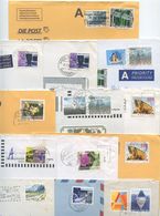 Switzerland 2000‘s 13 Covers, Mix Of Stamps And Postmarks - Lettres & Documents