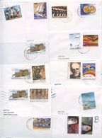 Greece 2000‘s 12 Covers To Franklin Michigan, Mix Of Stamps & Postmarks - Briefe U. Dokumente