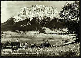 Lermoos / Tirol  -  Mit Zugspitze  -  Ansichtskarte Ca. 1970    (10539) - Lermoos