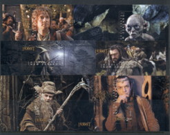 New Zealand 2012 The Hobbit, Desolation Of Maug 6xMS MUH - Nuevos