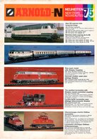 Catalogue ARNOLD Neuheiten 1975 N Scale  1/160 - En Allemand, Anglais Et Français - German