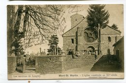 Cpa 54 : MONT ST MARTIN    église Animée  VOIR  DESCRIPTIF §§§ - Mont Saint Martin