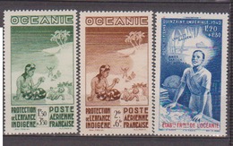 OCEANIE          N°  YVERT    PA 4/6    NEUF AVEC  CHARNIERES      ( Ch 02/27 ) - Poste Aérienne