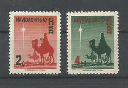CUBA YVERT  445/46  MH  * - Unused Stamps