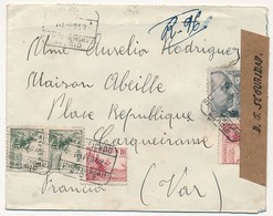 ESPAGNE - Enveloppe Censurée  De Madrid, Bande "D.G. Seguridad Madrid" 1942 - Cartas & Documentos