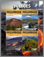 MOZAMBIQUE 2019 MNH Volcanoes Vulkane Volcans M/S - IMPERFORATED - DH1924 - Volcanos