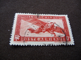 TIMBRE  INDOCHINE   POSTE  AÉRIENNE   N  14      COTE 1,20  EUROS    OBLITÉRÉ - Luftpost