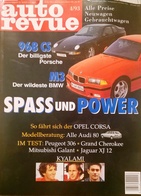 CA150 Autozeitschrift Auto Revue, Nr. 4/1993, Porsche 968 CS, Audi 80, Jaguar XJ 12, Neuwertig - Auto En Transport
