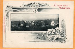 Gruss Aus Friedberg Germany 1900 Postcard - Friedberg