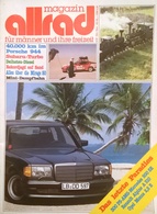 CA159 Autozeitschrift Allrad Magazin, Nr. 6/1981, Porsche 944, AMG-Mercedes 500 SE, Renault Alpine Neuwertig - Auto & Verkehr