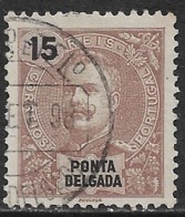 Ponta Delgada – 1897 King Carlos 15 Réis - Ponta Delgada