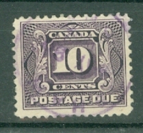 Canada: 1906/28   Postage Due    SG D8    10c   Violet      Used - Portomarken