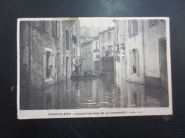 Confolens  Inondations Rue De La Ferrandie - Confolens