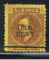 SARAWAK 5 O 9 // YVERT 26 // 1892 - Sarawak (...-1963)