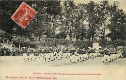 #230619C - SPORT GYMNASTIQUE 01 BOURG Souvenir De La Fête Des 14 15 16 Août 1909 - Gymnastique