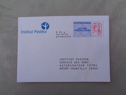 LETTRE POSTREPONSE INSTITUT PASTEUR - PAP : Risposta