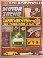 CA167 Autozeitschrift Motor Trend, Jänner 1975, Englisch, GM, Volkswagen Rabbit, Neuwertig - Transports