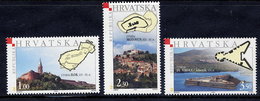 CROATIA 2005 Castles MNH / **.  Michel 737-39 - Kroatien