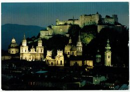 Österreich, Salzburg Bei Nacht - Salzburg Stadt