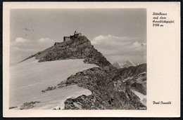 B4131 - Zittelhaus Sonnblickgipfel - Hütte - Fred Oswald - Alpenverein Stempel - Rauris