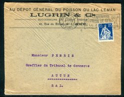 Suisse - Enveloppe Commerciale De Genève Pour La France En 1913 -  Réf J46 - Poststempel