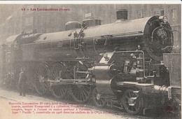 LOCOMOTIVE ( Ouest ) Machine N° 2901 Pour Trains Express - Trenes