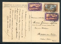 Suisse - Affranchissement Plaisant De Basel Sur Carte Postale En 1930 Pour La France -  Réf J52 - Marcofilie