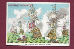 250619 - CHROMO CHOCOLAT LOMBART - Bataille De Lagos 1693 - Lombart