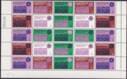 Australia 1971 Christmas Sc 508 Mint Never Hinged Block Of 25 - Mint Stamps