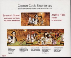 Australia 1970 Captain Cook Anpex Ovpt Mint Never Hinged 7346 - Mint Stamps