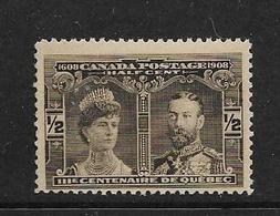 CANADA 1908 PRINCESSE ET PRINCE DE GALLES  YVERT N°85 NEUF MNH** - Unused Stamps