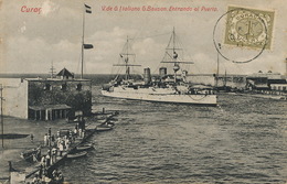 Curaçao  V. De G. Italiano Giovanni Bausan Entrando Al Puerto  Edit Moron No 10 . Shipping - Curaçao