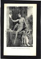 CPA Tableau érotisme Nude Nu Féminin Femme Nue Non Circulé érotisme Risque Glamour - Malerei & Gemälde