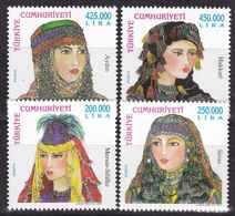 AC - TURKEY STAMP -  TURKISH WOMAN HEAD COVERS MNH 19 MARCH 2001 - Unused Stamps