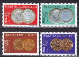 AC - TURKEY STAMP -  COINS OF SELJUK, OTTOMAN AND REPUBLIC PERIOD MNH 01 OCTOBER 2001 - Neufs