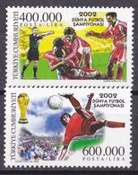 AC - TURKEY STAMP -  WORLD FOOTBALL CHAMPIONSHIP MNH 31 MAY 2002 - Nuevos