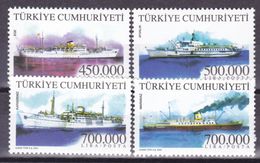 AC - TURKEY STAMP -  TURKISH MERCHANT SHIPS MNH 04 NOVEMBER 2002 - Neufs