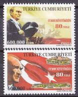 AC - TURKEY STAMP -  80th YEAR OF REPUBLIC OF TURKEY ATATURK MNH 29 OCTOBER 2003 - Nuevos