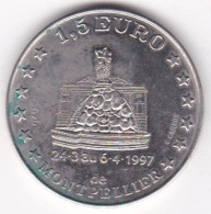 Hérault. 1,5 Euro De Montpellier 1997 Centenaire De Sup De Co - Euro Van De Steden