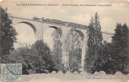 ¤¤   -  LA CHATAIGNERAIE   -  Pont-Viaduc Des Rochers Coquillaud   -  Train , Chemin De Fer   -  ¤¤ - La Chataigneraie