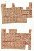 Tickets De Rationnement ,  Octobre 1947 ,  Denrées Diverses MV Et A , Titre 3955 Grands Centres Et 3954 , LOT DE 2 - Unclassified