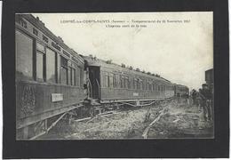 CPA Somme 80 Longpré Les Corps Saints Catastrophe Chemin De Fer Train Non Circulé - Other & Unclassified