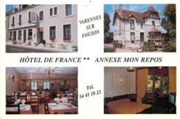 VARENNES SUR FOUZON HOTEL DE FRANCE ANNEXE MON REPOS CARTE MULTIVUES - Other & Unclassified