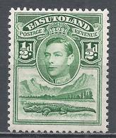 Basutoland 1938. Scott #18 (MH) King George VI, Crocodile - 1933-1964 Colonia Britannica