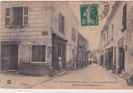 (37) SAINTE MAURE . La Rue Auguste Chevalier , Ancienne Rue Du Carrefour ( Ets A.Philip) - Otros & Sin Clasificación