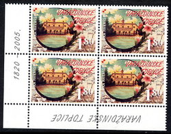 CROATIA 2005 Varazdinske Toplice Hot Springs MNH / ** Block Of 4.  Michel 732 - Kroatien