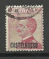 KASTELLORIZO CASTELROSSO 1922 Michel 8 O - Castelrosso