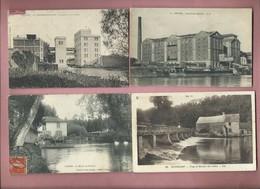 22  Cartes  - Moulins à Eau , Moulin à Eau - Moulins à Eau