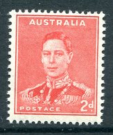 Australia 1937-49 KGVI Definitives (p.15 X 14) - 2d King George VI MNH (SG 184) - Mint Stamps